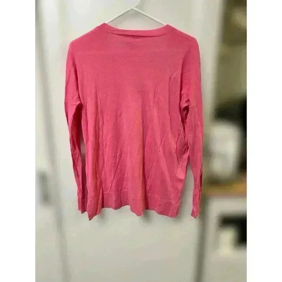 J Crew Sweater Pullover Preppy Pink Casual Ladies,‎ Size Small - Picture 3 of 6